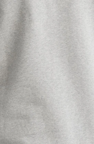 Shop Fjall Raven Logo Organic Cotton Graphic Hoodie In Grey - Melange
