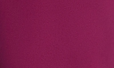Dress The Population Alondra Bubble Hem Blouson Top Midi Dress In Burgundy In Dark Magenta