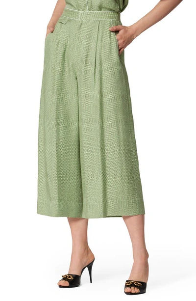 Equipment Allete Crop Wide Leg Pants In Jadesheen Multi
