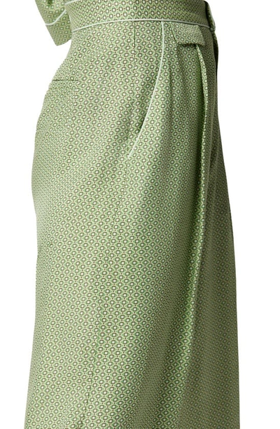 Equipment Allete Crop Wide Leg Pants In Jadesheen Multi