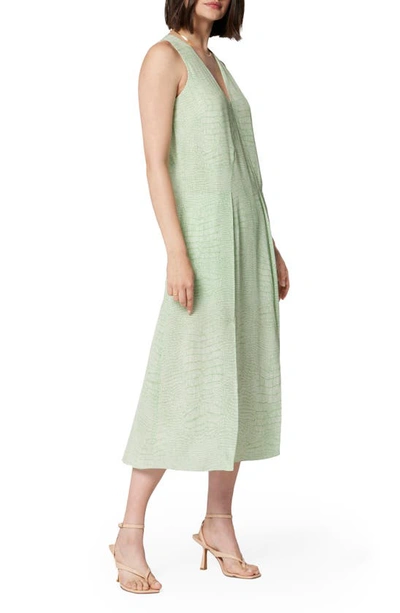 Equipment Alice Silk Dress In Nature White And Jadesheen