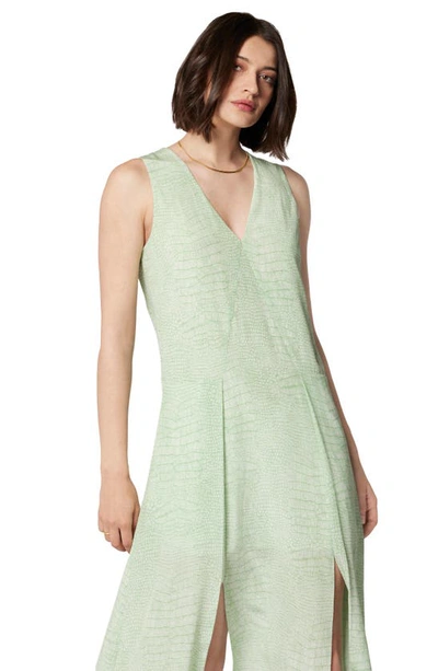 Equipment Alice Silk Dress In Nature White And Jadesheen