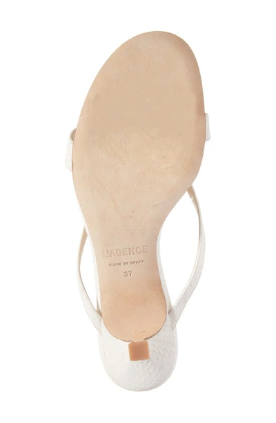 Shop L Agence Oceane Strappy Mule In White