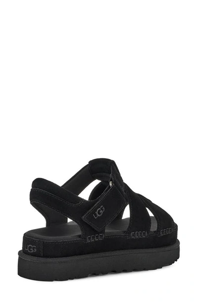 Shop Ugg (r) Goldenstar Strappy Platform Sandal In Black