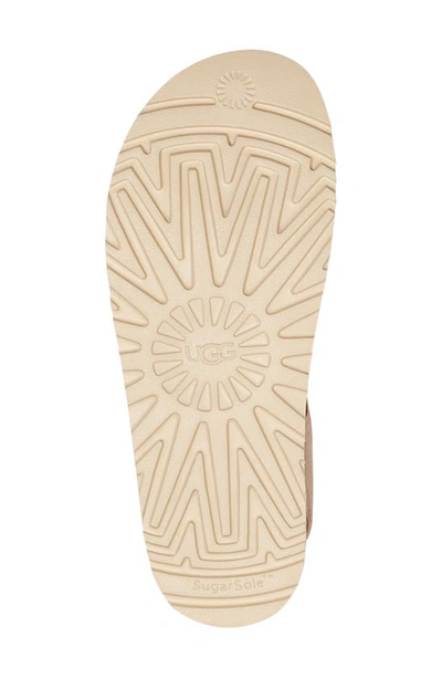 Shop Ugg Goldenstar Strappy Platform Sandal In Driftwood