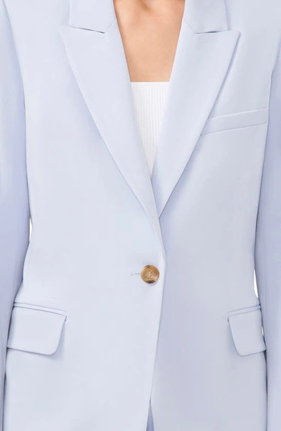 Halogen Single Button Relaxed Blazer In Kentucky Blue
