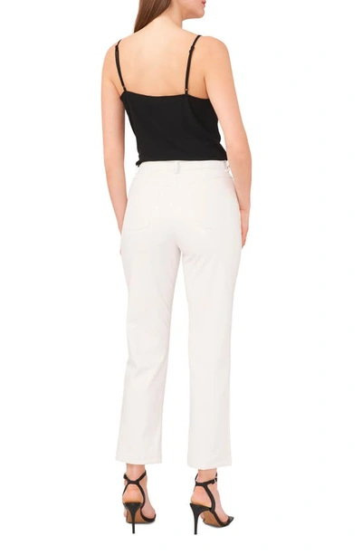 Shop Halogen 5-pocket Faux Leather Pants In Bright White