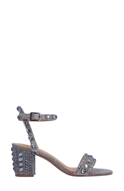 J. Reneé Evelina Ankle Strap Sandal In Pewter