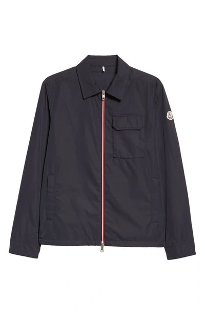 Shop Moncler Epte Waterproof Windbreaker Jacket In Navy