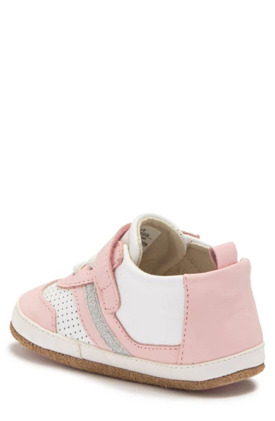 Robeez Eliza Glitter Sneaker In Pink