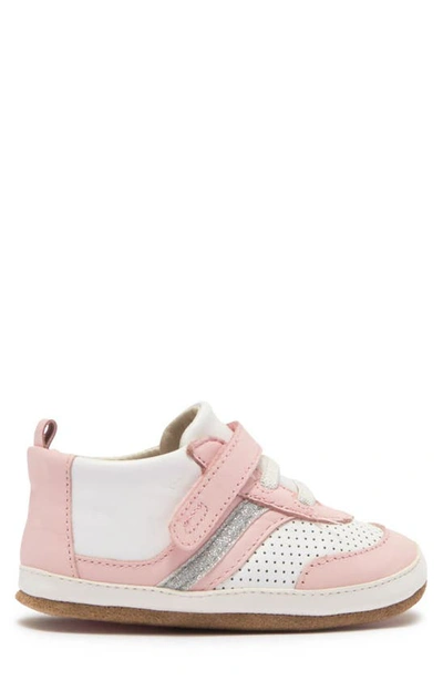 Robeez Eliza Glitter Sneaker In Pink
