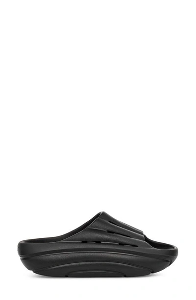 Shop Ugg Platform Slide Sandal In Black