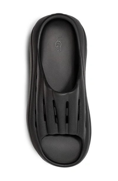 Shop Ugg Platform Slide Sandal In Black