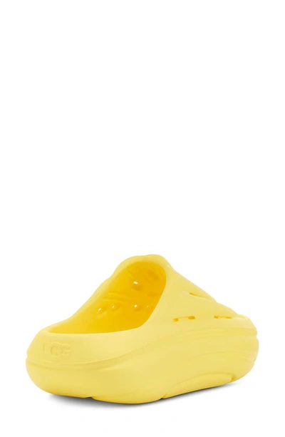 Shop Ugg Platform Slide Sandal In Sunny Yellow