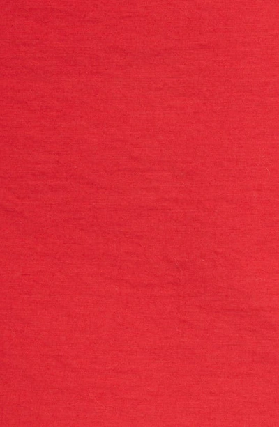 Shop Acne Studios Ibba Oversize Bow Poplin Miniskirt In Cardinal Red