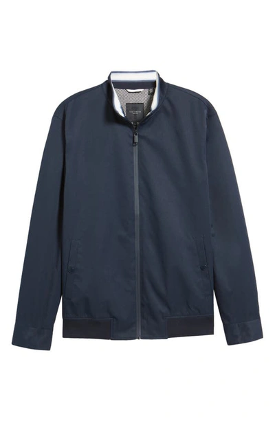Shop Ted Baker Arzona Bomber Jacket In Navy