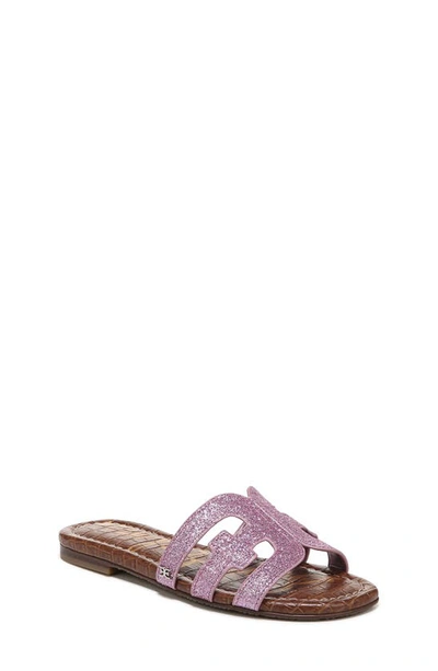 Shop Sam Edelman Kids' Bay Slide Sandal In Lilac Quartz