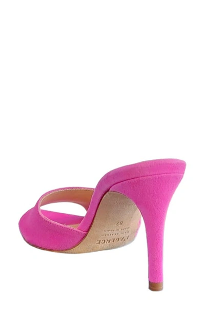 Shop L Agence Pointed Toe Sandal In Neon Pink