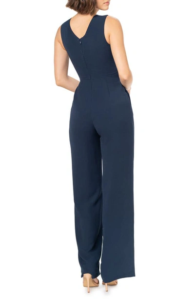 Shop Dress The Population Sandra Jumpsuit In Navy