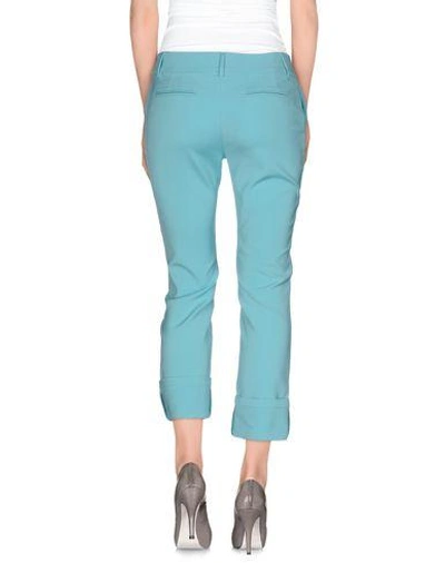 Shop Class Roberto Cavalli Casual Pants In Turquoise