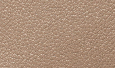 Tory Burch Kira Small Pebbled Leather Top-zip Crossbody In Gray Heron