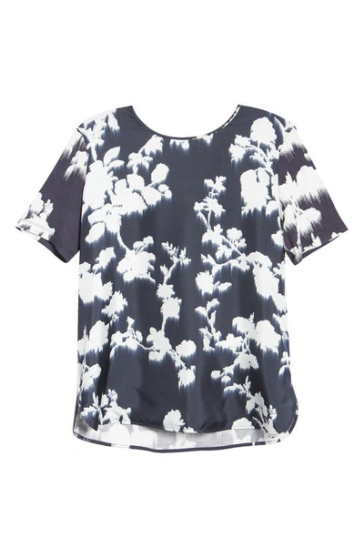 Shop Max Mara Fagus Floral Top In Ultramarin