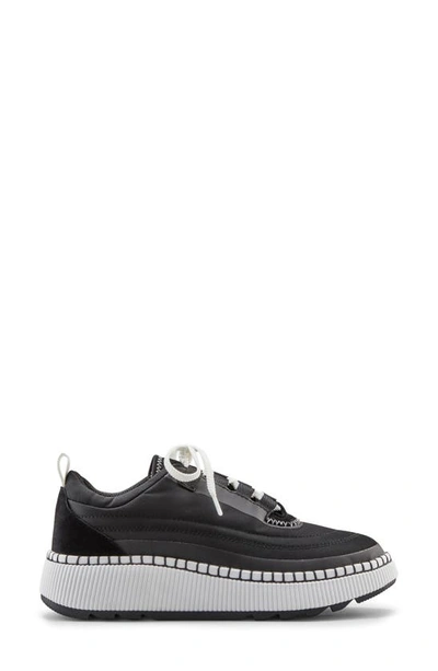 Shop Cougar Sayah Waterproof Sneaker In Black-white