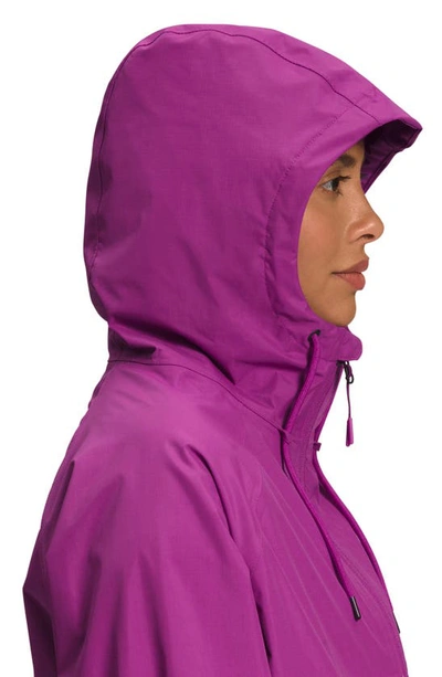 Shop The North Face Antora Waterproof Rain Jacket In Purple Cactus Flower/ Lupine