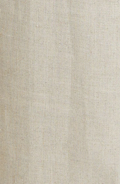 Berle Pleat Front Linen Pants In Tan
