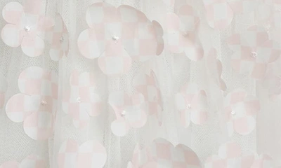 Shop Popatu 3d Flower Tulle Dress In White