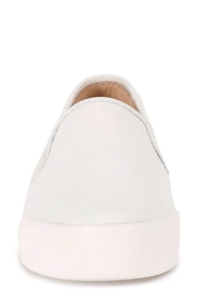 Shop Frye Mia Slip-on Sneaker In White/ Tumble Cow Leather