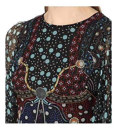 Shop Mary Katrantzou Jewel-embellished Silk Shift Dress In Juno Printed