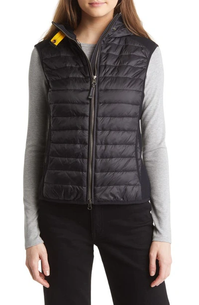 Shop Parajumpers Nikky Water Repellent Hooded Puffer Vest In Black