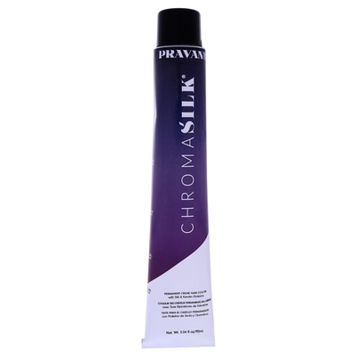 Shop Pravana Chromasilk Creme Hair Color - 1n Black For Unisex 3 oz Hair Color In Blue