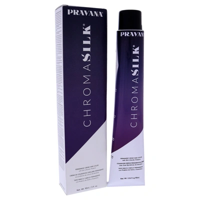 Shop Pravana Chromasilk Creme Hair Color - 1n Black For Unisex 3 oz Hair Color In Blue