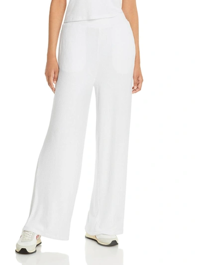 Shop Aqua Womens Ribbed Comfy Sweatpants In White