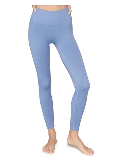 Shop Spiritual Gangster Icon Womens Fitness Workout Athletic Leggings In Blue