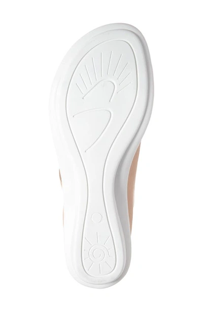 Sesto Meucci Everly Shield Sandal In Pale Pink Print Leather