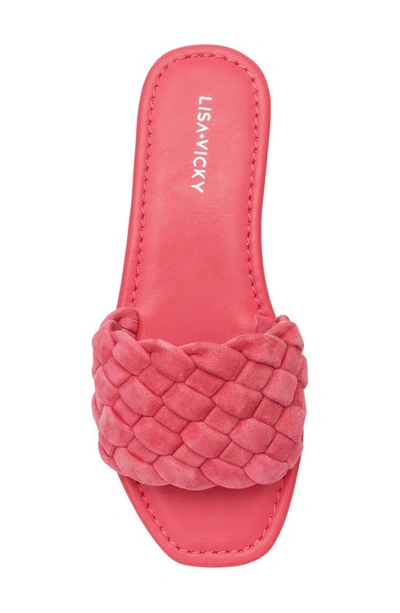 Shop Lisa Vicky Mission Slide Sandal In Pink Paradise