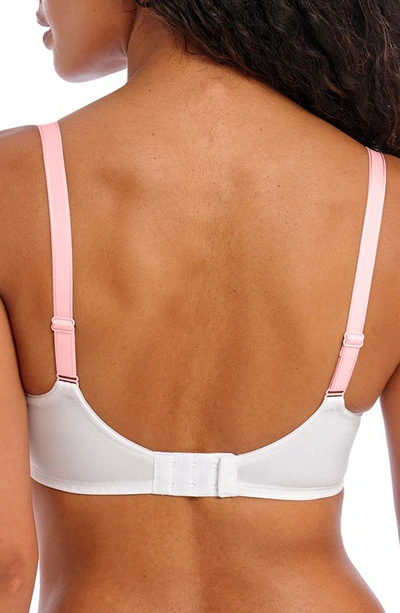 Freya Offbeat Underwire Side Support Bra In White