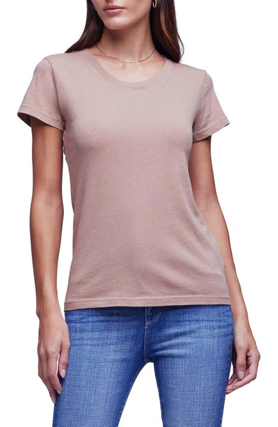 Shop L Agence Cory Tee In Sepia