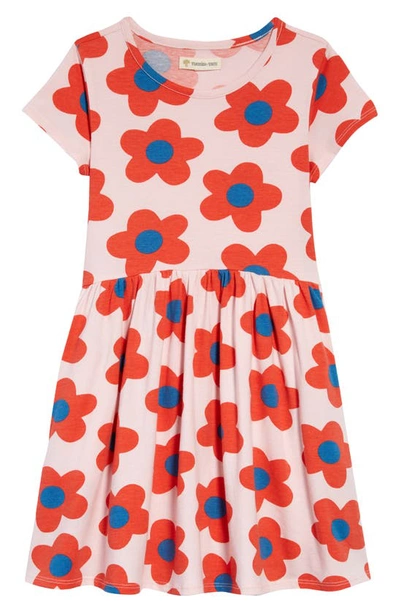 Shop Tucker + Tate Kids' Print Short Sleeve Dress In Pink English Happy Floral