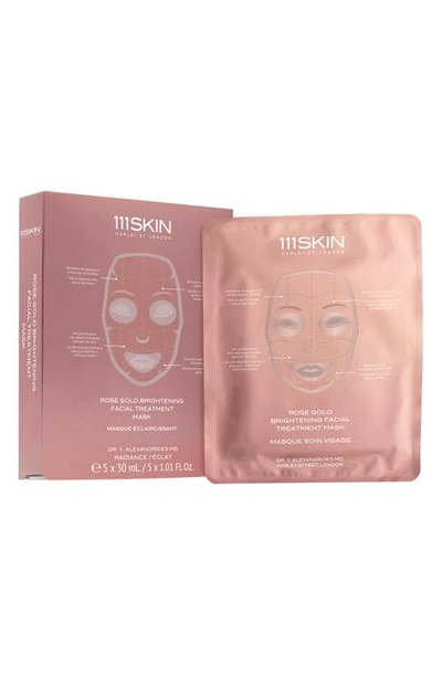 Shop 111skin Rose Gold Brightening 5-piece Facial Mask Box, 5 Count