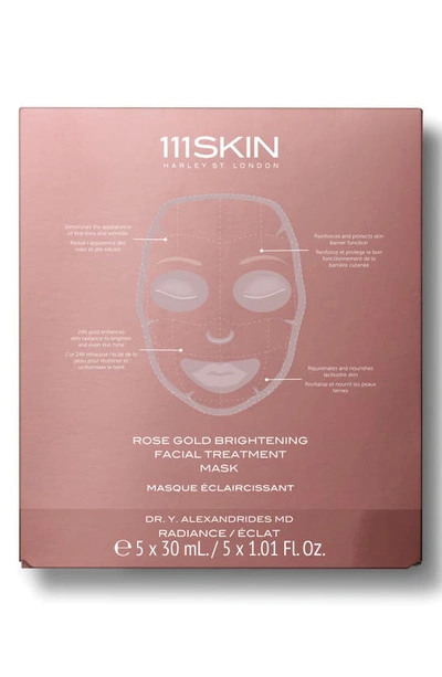111skin Rose Gold Brightening Facial Treatment Mask Single 1.01 oz