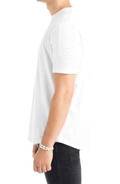 Shop Nana Judy Maverick Pintuck Sleeve T-shirt In White