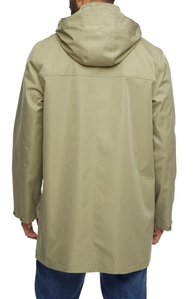 Shop Bernardo Tech Water Resistant Raincoat In Olive Rust