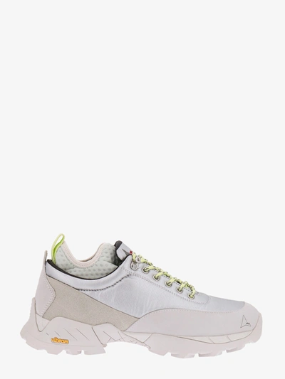 Shop Roa Sneakers In Silver