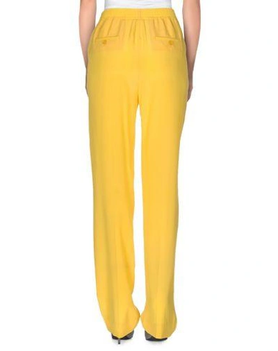 Shop Neil Barrett Casual Pants In Yellow