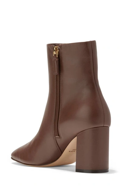Shop Cole Haan Chrystie Square Toe Bootie In Ch Chestnut Ltr