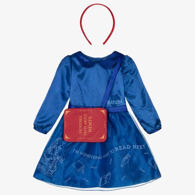 Shop Dress Up By Design Girls Blue Roald Dahl Matilda Costume